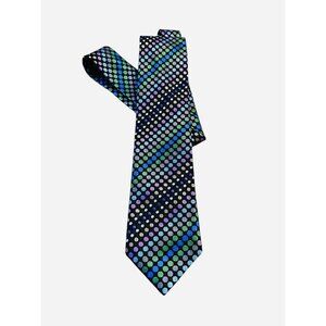 XMI for Von Maur Dots Multicolor Hand‎ Sewn Silk Tie